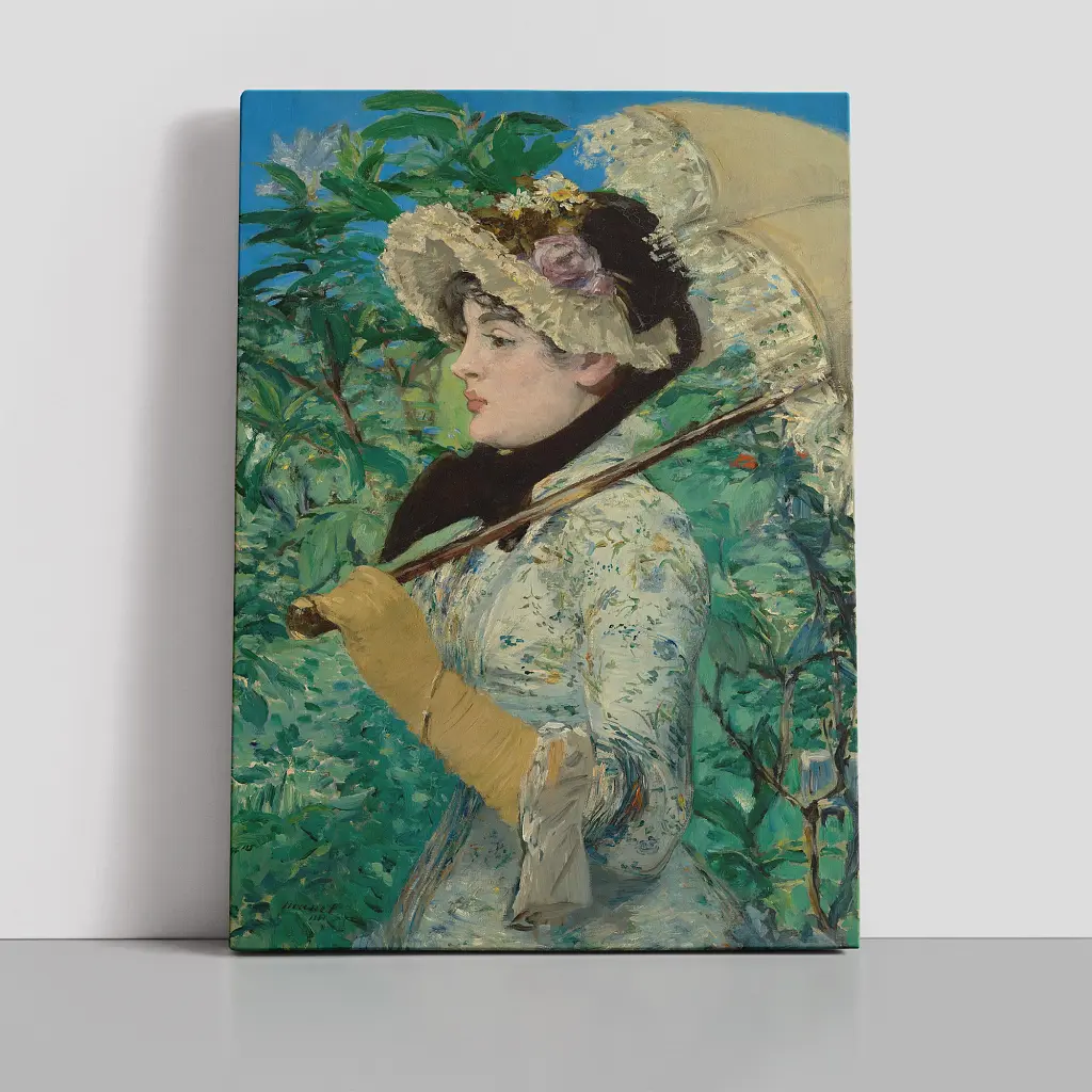 Інтер'єрна картина Весна, Едуар Мане, Édouard Manet, Jeanne, Spring, інтер'єрний декор, 87×60 см (id6667) - фото 3