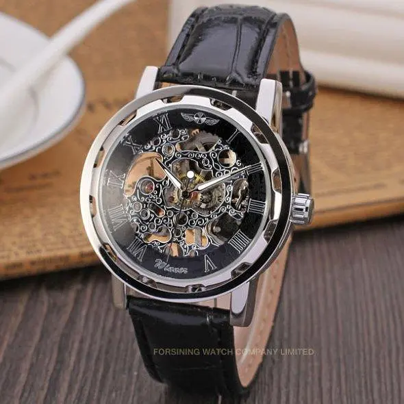 Жіночий механічний годинник Winner Black II - фото 8