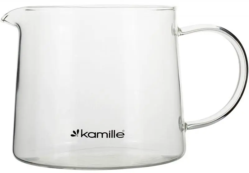 Чайник стеклянный заварочный со съемным ситечком Kamille 600 мл kuh0009145 - фото 6