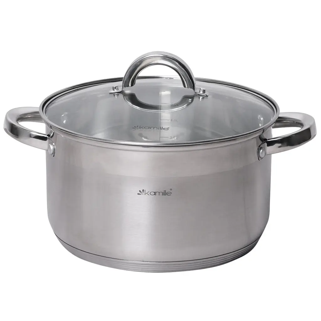Каструля Kamille KM-5624S 6.5 л - фото 3