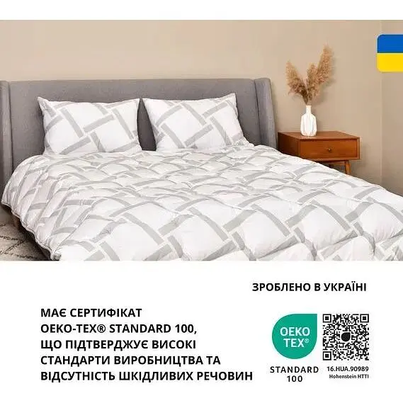 Набор Ideia Elegantly: одеяло+подушка евро, белый (8-35565) - фото 3