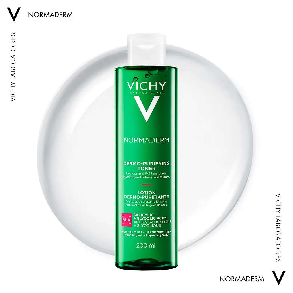 Тонік для обличчя потрійної дії Vichy Normaderm 200 мл - фото 3