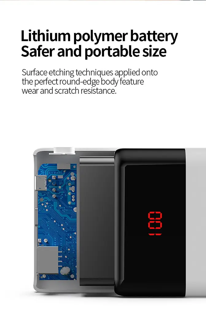 Аккумулятор портативный Romoss 20000mah LT20PS (PLM20-102-1131) универсальная мобильная батарея белая - фото 4