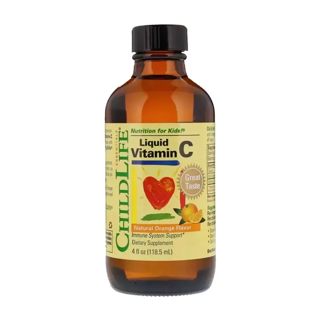 Вітамін ChildLife Рідкий Вітамін С для Дітей, Смак Апельсина, Liquid Vitamin C, 11 (CDL-10200)