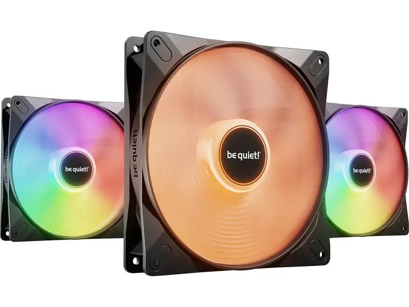 Вентилятор для корпусу Be quiet! Light Wings LX 140 PWM Triple-Pack Black (BL130)