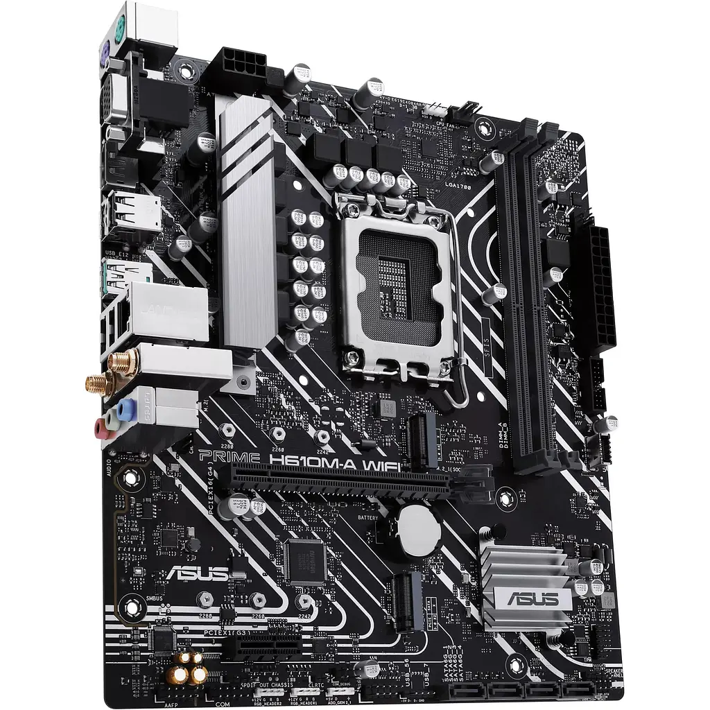 Материнська плата Asus Prime H610M-A WIFI s1700 H610 2xDDR5 M.2 HDMI D-Sub DP Wi-Fi BT mATX - фото 4