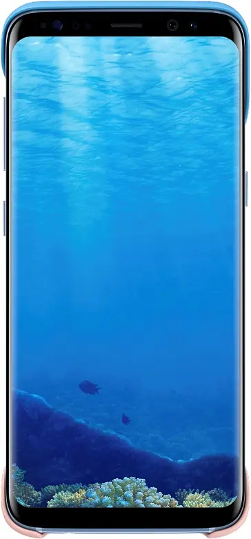 Чохол Samsung 2Piece Cover Galaxy S8 G950 blue peach (EF-MG950CLEGRU) - фото 2