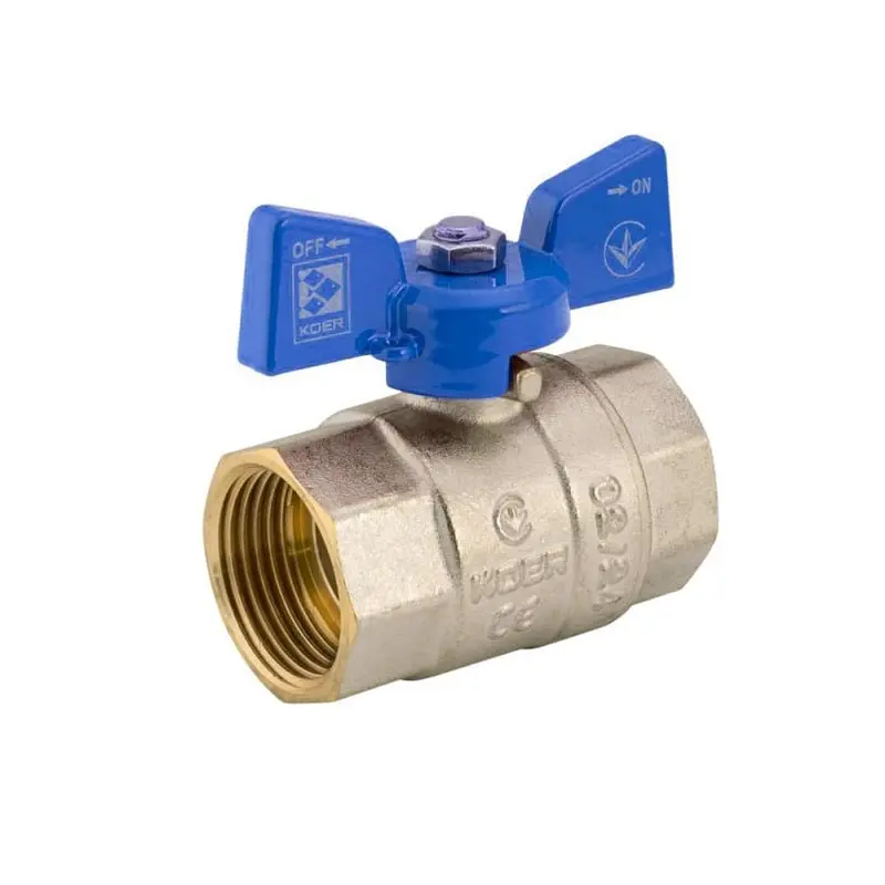 Кран кульовий Koer 1" ГГМ (KR.217.B) синій KR2718 - фото 5