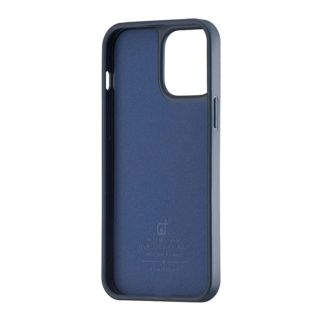 Чохол Jinduka Leather Ringo iPhone 13 Pro Max Blue - фото 3