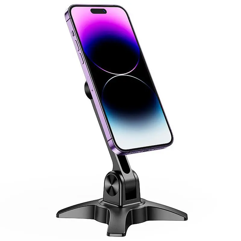 Магнитный держатель для телефона Hoco HD2 Joy ring Black - фото 6