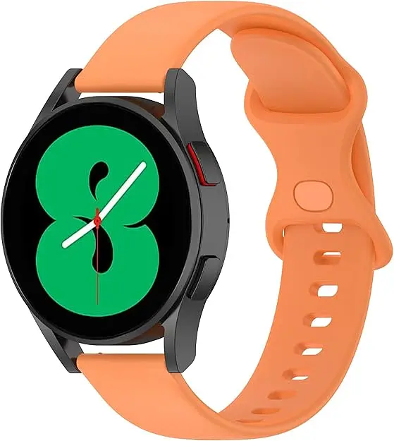Силіконовий ремінець для смарт-годин BeWatch Amazfit універсальний S 20 мм Помаранчевий (101N3S03.2) - фото 5