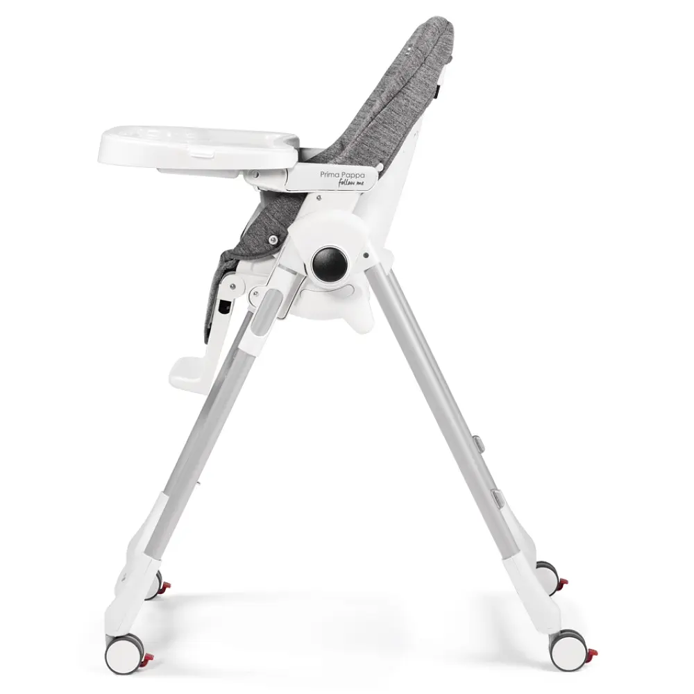 Стілець для годування Peg Perego Prima Pappa Follow Me Wonder Gray, сірий (IH01000000WD53) - фото 4