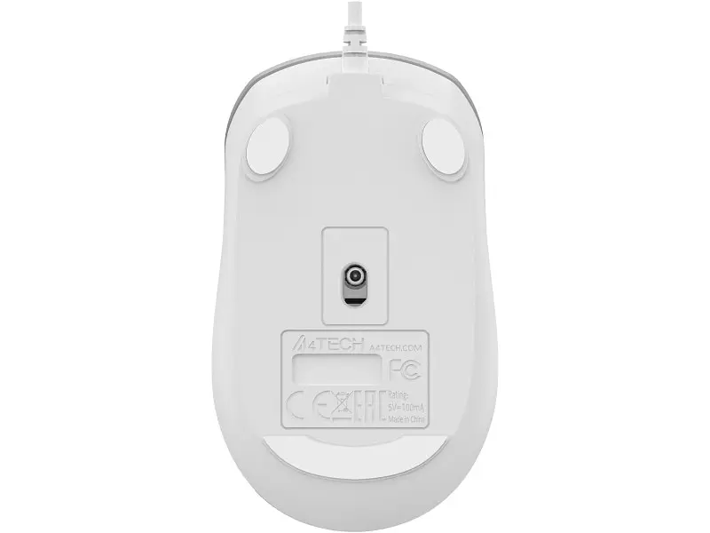 Миша A4Tech FM26 USB Icy White - фото 2