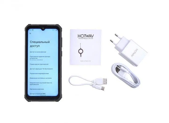 Защищенный смартфон Hotwav Cyber W10 Pro 6/64 ГБ, АКБ 15 000 мАч, Orange - фото 10