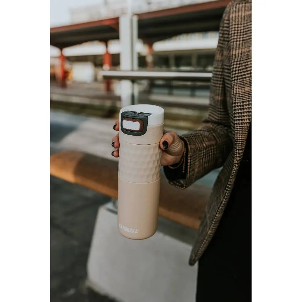 Термокружка Kambukka Etna Grip 500 мл нежно-бежевая (11-01046) - фото 7