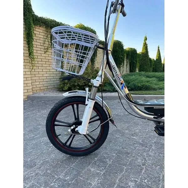 Электровелосипед Green Giant U18 600W 48V 18Ah + PASS-система серый - фото 9