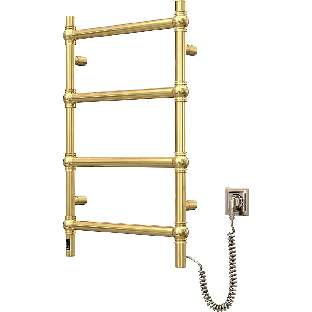 Электрический полотенцесушитель Navin Retro 500x800 Sensor правая, золото 10-012033-4860, Золотой, Правое, Электронный - фото 3