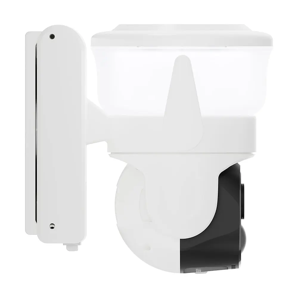 IP PTZ-відеокамера автономна з WiFi, прожектором та сонячною панеллю 3Mp Light Vision VLC-6103WLS White (Lamp+Solar) (CareCam Pro) f=3.6mm, на акумуляторних батареях (75-00352) - фото 4