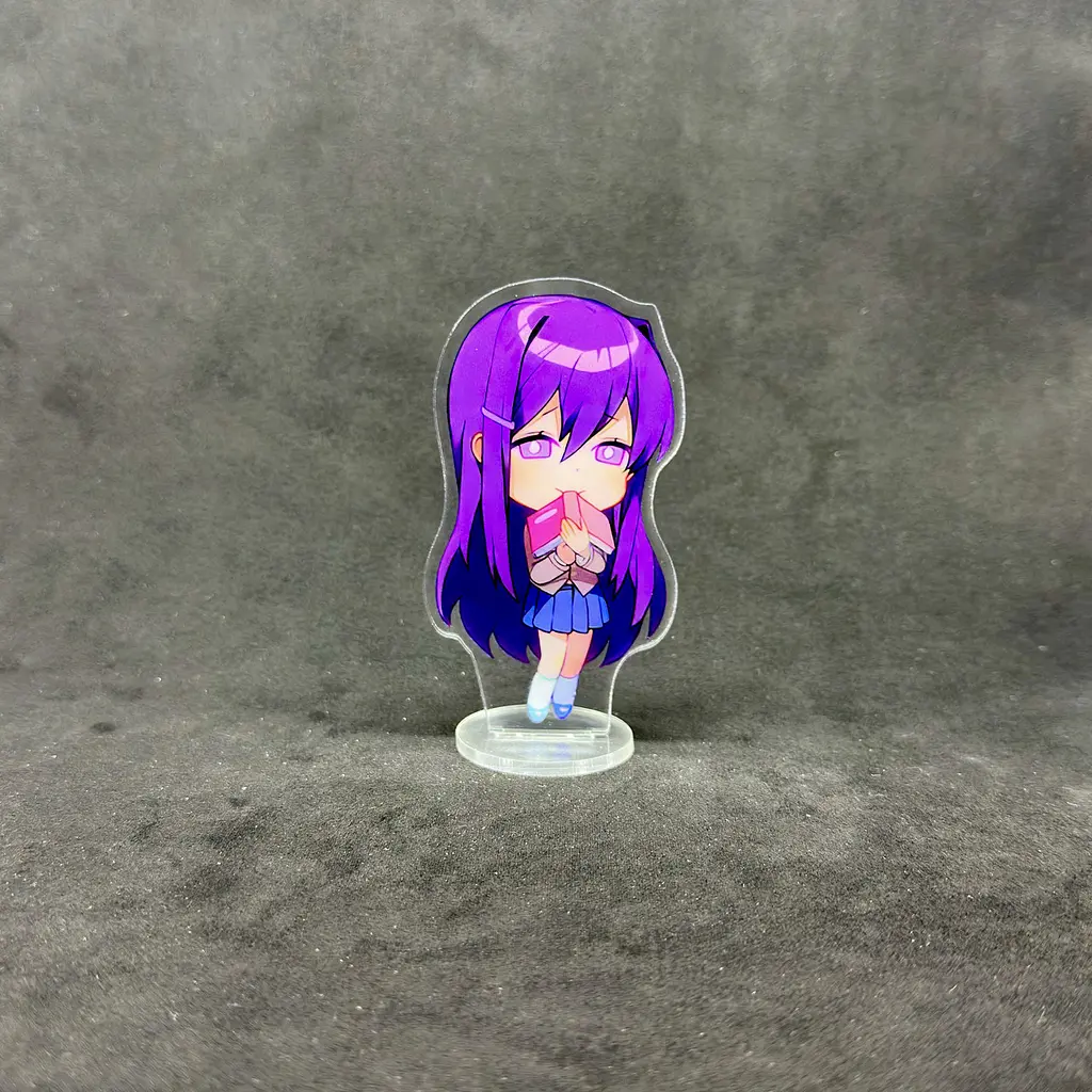 Акрилова колекційна фігурка Chibi Doki Doki Literature Club! Юрі 10 cм - фото 2