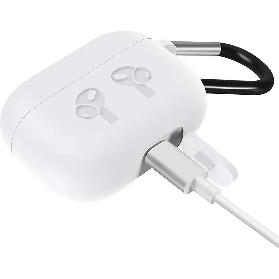 Чохол BeCover Silicon Protection для Apple AirPods Pro White (704505) - фото 3