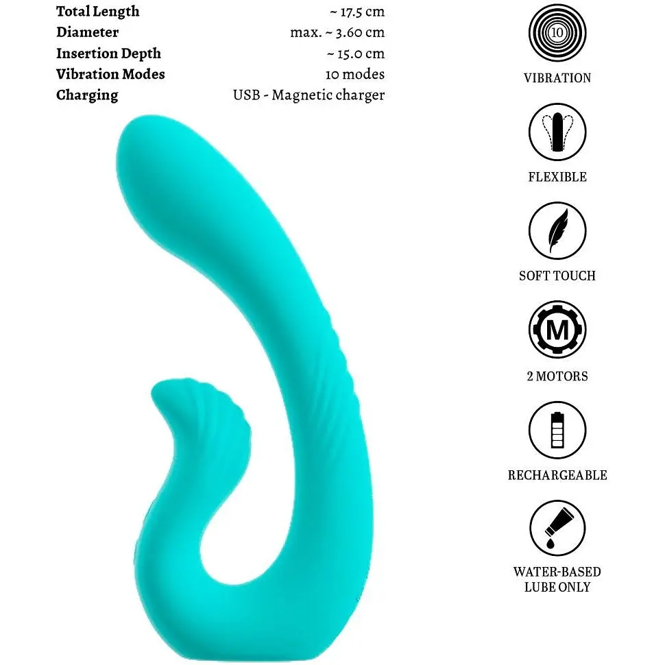 Вібратор Beau coeur Naira Dual Vibrator - фото 10