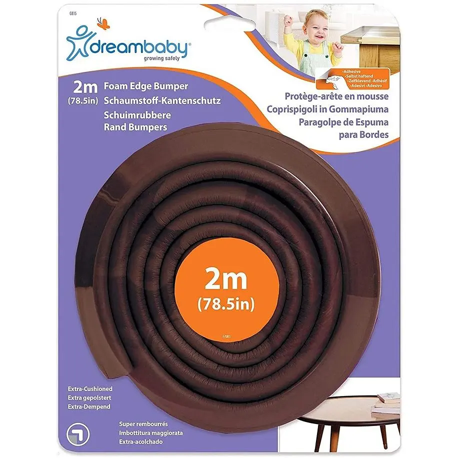 Лента защитная DreamBaby на острые углы мебели 2 м коричневая (G815) - фото 2