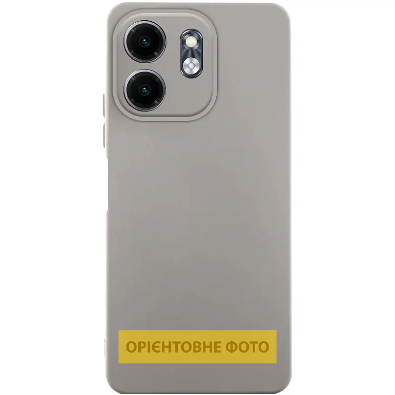 Чохол TPU GETMAN Liquid Silk Full Camera для Infinix Smart 10 Сірий / Lavender
