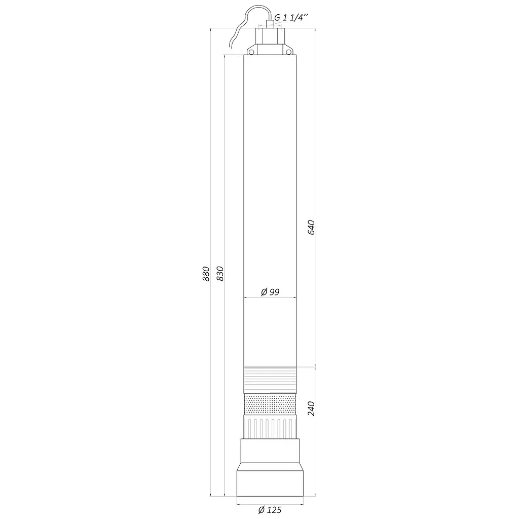Насос колодязний Optima OP 5,1 - 10 1,1 кВт 000018992 - фото 6