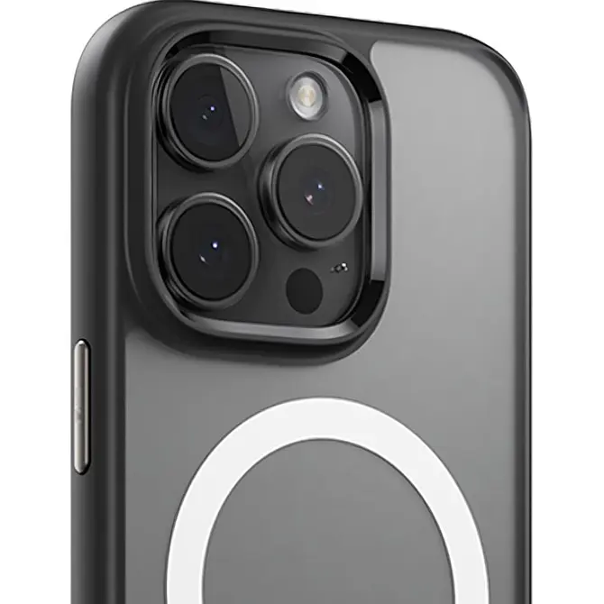 Чохол Blueo Frosted Anti-Drop Case with MagSafe для Apple iPhone 16 Pro Black [115159] - фото 3