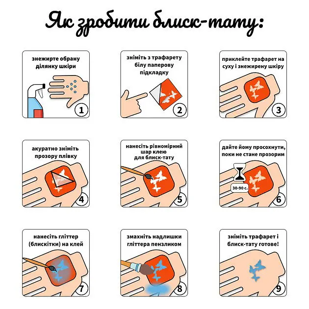 Набір для біо-тату "Wow Box Стіч" wow-box-stich-5 для 5 дітей - фото 7