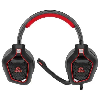 Наушники Marvo HG8960 Pro Red-LED Black/Red (HG8960) - фото 2