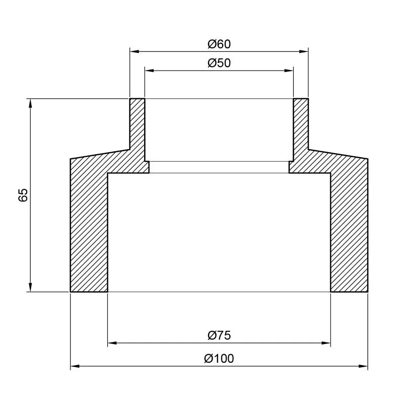 Муфта PPR Thermo Alliance 75х50 перехідна DSB118
