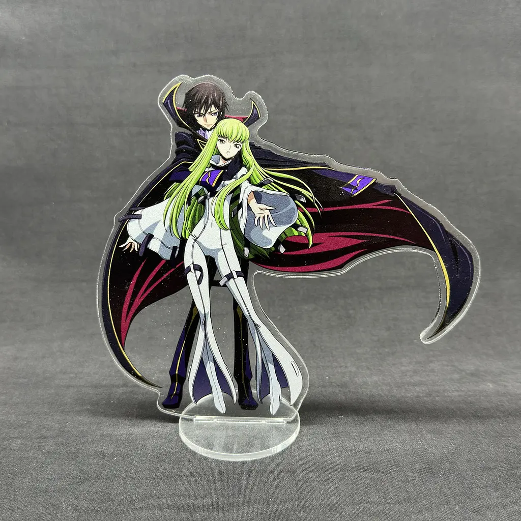 Акрилова колекційна фігурка Чібі Chibi Code Geass - Код Гіас: Повсталий Лелуш C.C. (Си-Си) Лелуш Ламперуж 1 15 см - фото 2