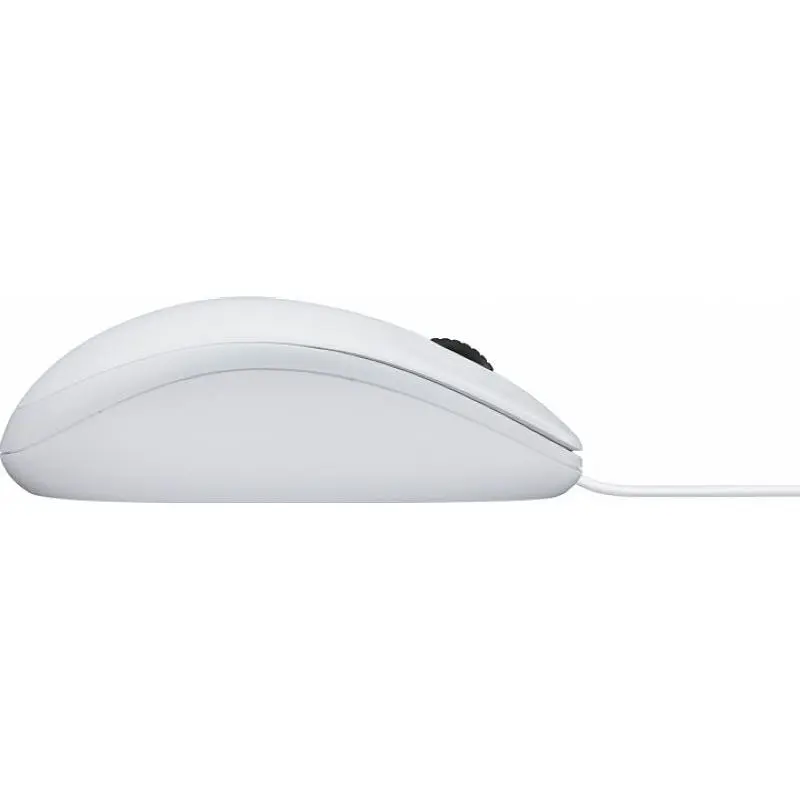 Маніпулятор миша дротова LOGITECH Corded Mouse B100 - Business EMEA - WHITE - фото 2