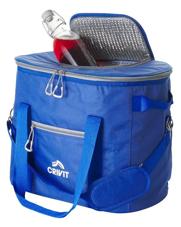 Термосумка Crivit 35L сумка-холодильник зі знімним пластиковим пакетом Синя - фото 2