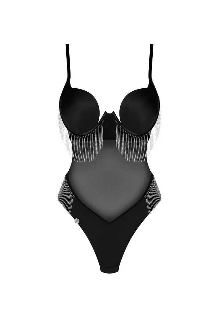 Боді Obsessive Milladis XS/S чорний - фото 5