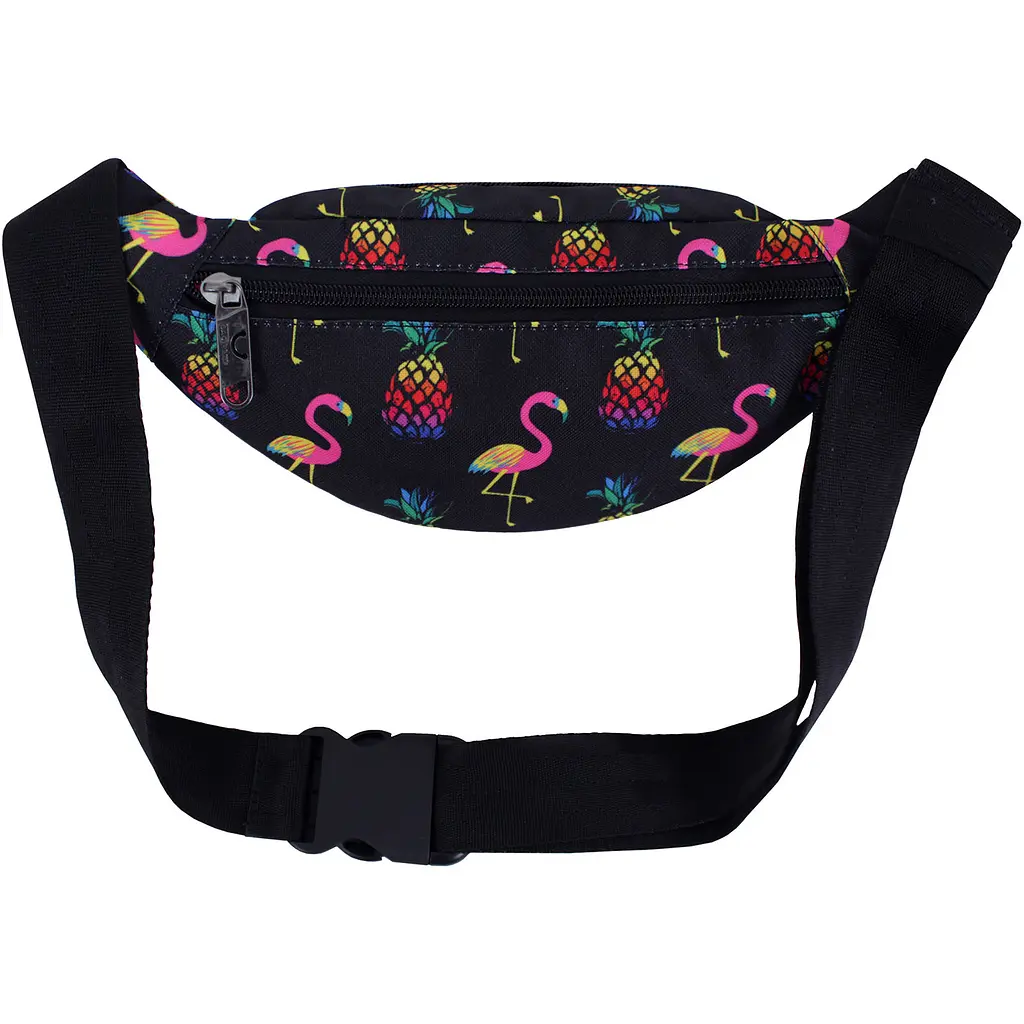 Сумка-бананка Bagland Bella 2 л сублимация 361 черная (00202664) - фото 3