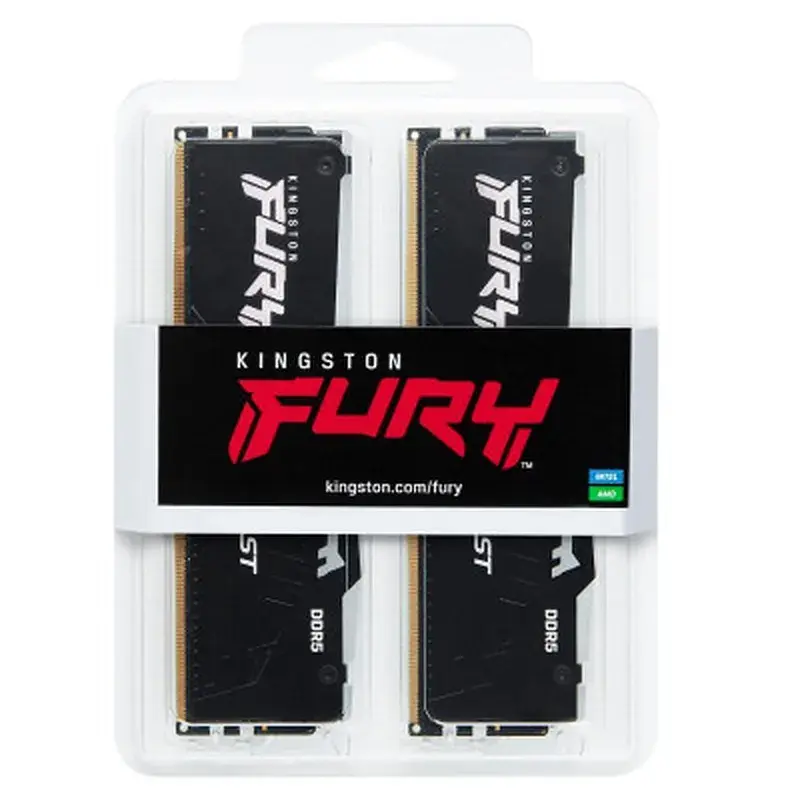 Модуль пам'яті для комп'ютера DDR5 64GB (2x32GB) 6000 MHz Beast RGB Kingston Fury (ex.HyperX) (KF560C36BBEAK2-64) - фото 5