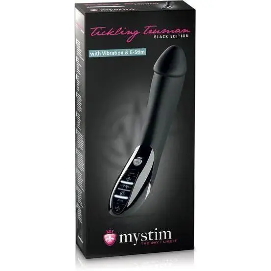 Вибратор с электростимуляцией Mystim Tickling Truman eStim Black миостимулятор - фото 2