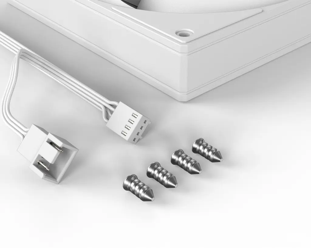 Вентилятор ID-Cooling AS-140-W Duet Білий - фото 5