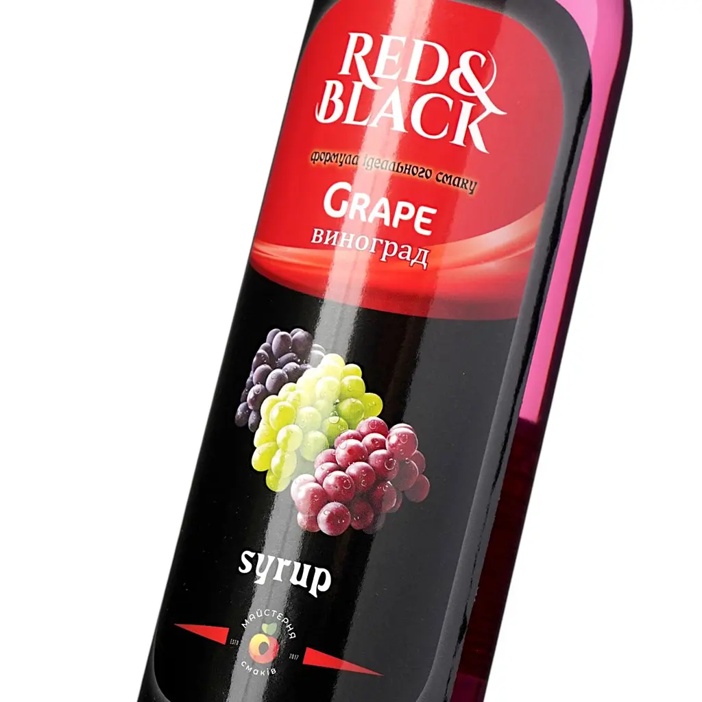 Сироп Red&Black Виноград 0,7 л - фото 5