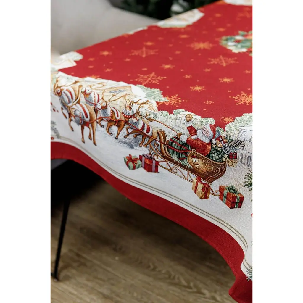 Скатерть гобеленовая Прованс Present с люрексом 135 x 220 см (41739) - фото 3