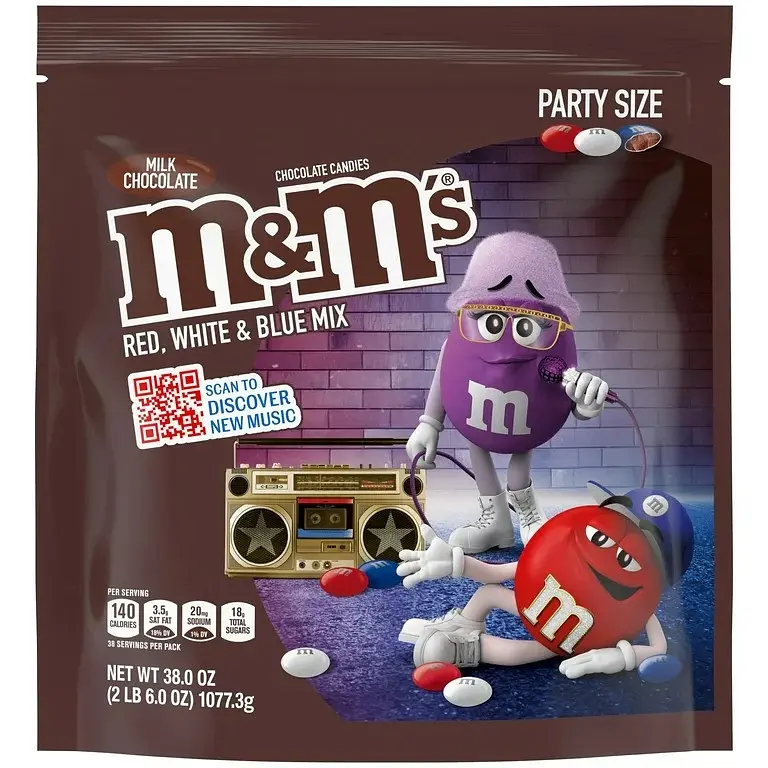 Драже M&M's Milk Chocolate Candy Summer Bulk Pack 1077.3g