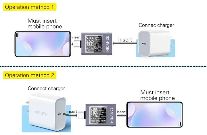 USB-C - тестер з мульти-екранним інтерфейсом Atorch AT085 ((Hidance) - фото 6
