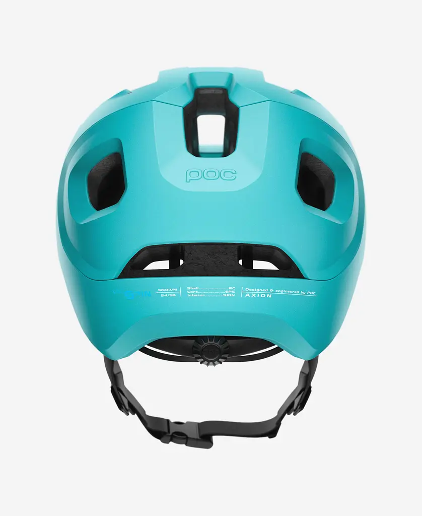 Велошлем POC Axion SPIN M/L Блакитний - фото 5