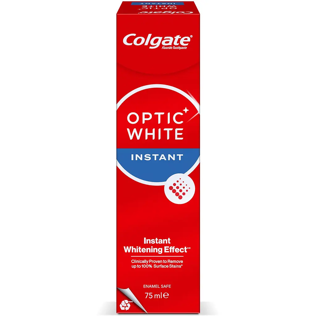 Зубна паста Colgate Optic White миттєве відбілювання 75 мл - фото 2