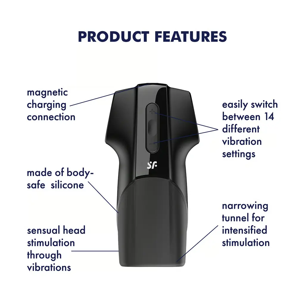 Мастурбатор Satisfyer Men Vibration (App) - фото 7