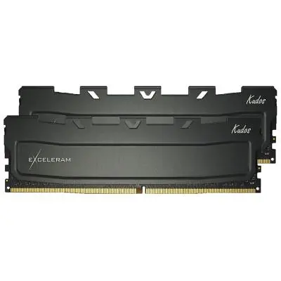 Модуль пам'яті для комп'ютера DDR4 32GB (2x16GB) 3200 MHz Black Kudos eXceleram (EKBLACK4323222XD) - фото 2