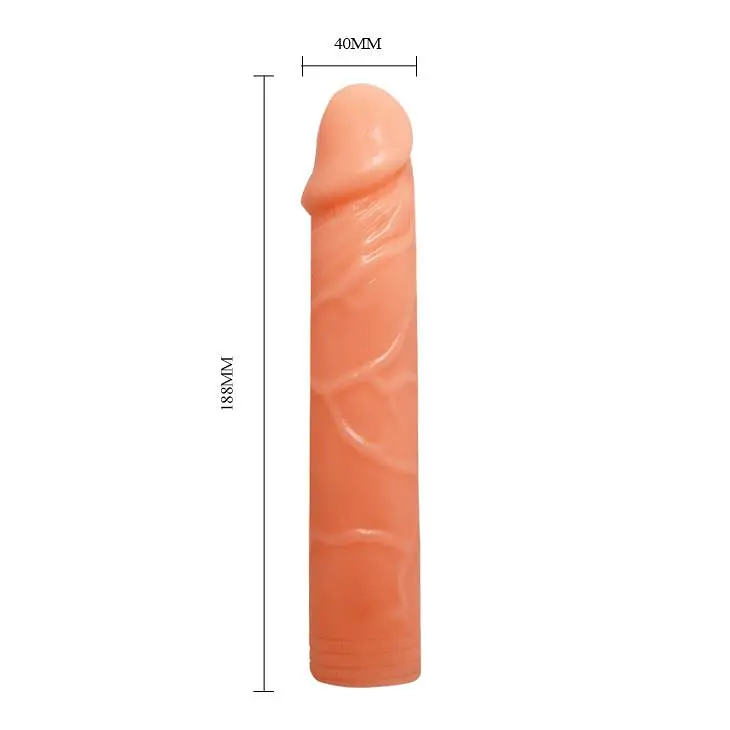 Фаломіметатор Baile Bendable, 18.8 см (тілесний) - фото 8