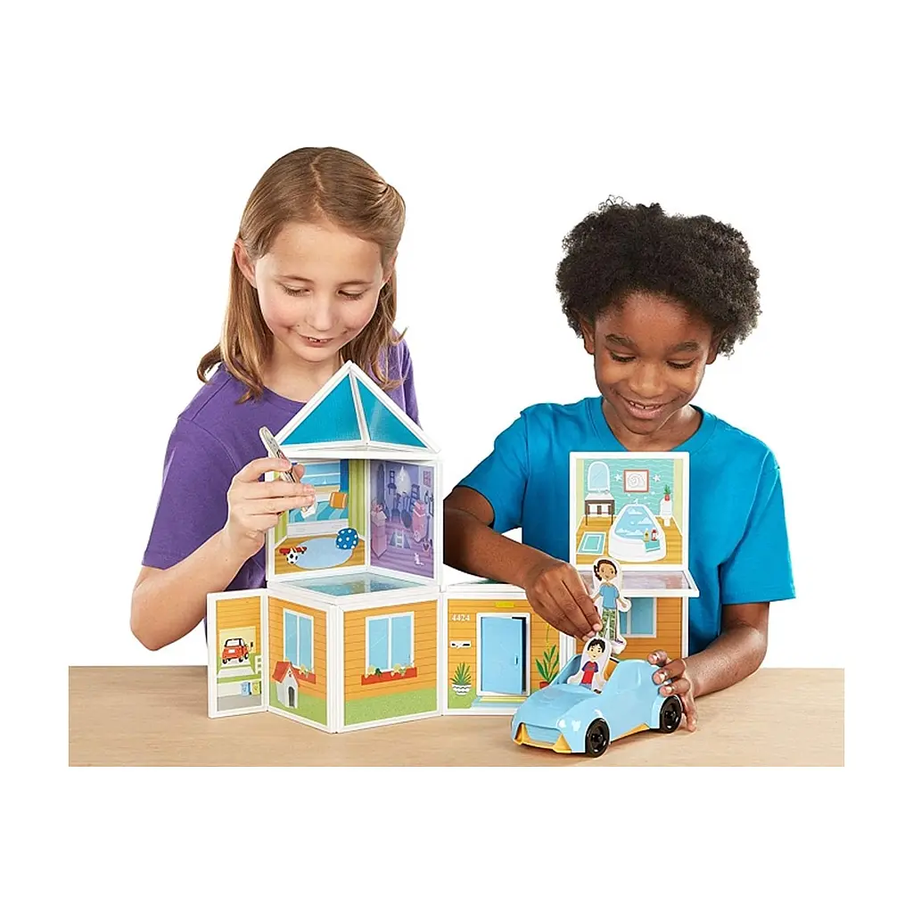 Ігровий набір Melissa & Doug магнітний набір будівель Наш дім (MD30650) - фото 5